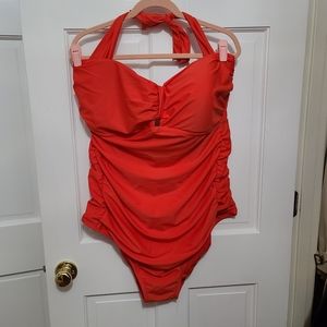 Old Navy Halter Ruched Swimsuit NWOT
